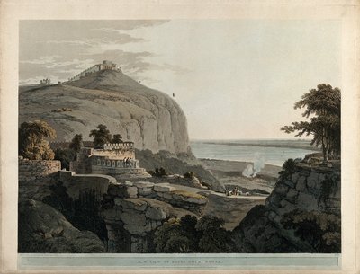 N.W. Uitzicht op Rotas Ghur, Bahar door Thomas Daniell