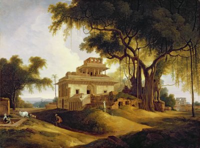 Ruïnes van de Naurattan, Sasaram, Bihar door Thomas Daniell
