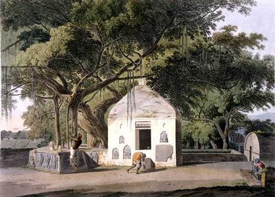De Heilige Boom van de Hindoes, in Gyah, Bahar, uit 