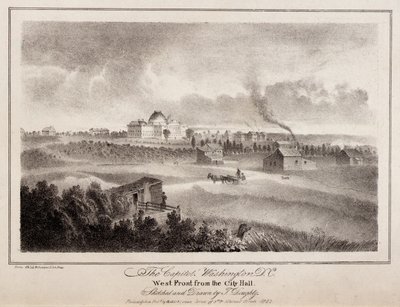 Het Capitool. Washington, D.C. door Thomas Doughty