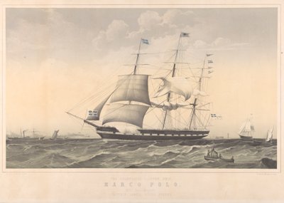Het beroemde Clipper Schip Marco Polo door Thomas Dove