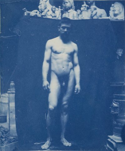 Staande naakt Samuel Murray, c. 1890-1892 door Thomas Eakins