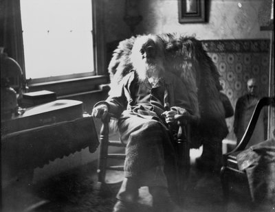 Walt Whitman in Camden, New Jersey door Thomas Eakins