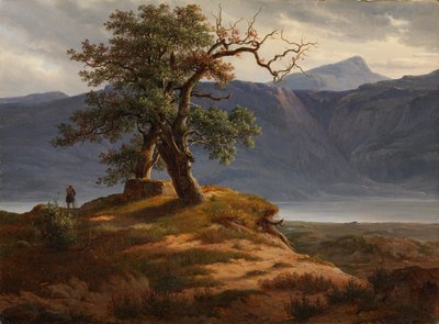 Landschap met reiziger door Thomas Fearnley