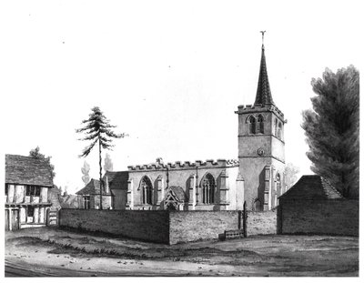 Een Engelse kerk door Thomas Fisher