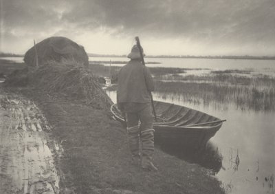 Marshman gaat schoofsnijden,1886 (foto) door Thomas Frederick Goodall