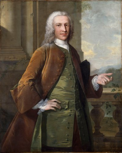Porträt von Sir Charles Kemeys-Tynte, Baronet (1710-1785) door Thomas Frye