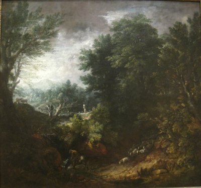 Een groots landschap door Thomas Gainsborough