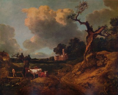 Elmsett Church, West Suffolk door Thomas Gainsborough
