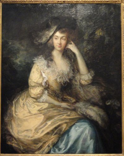 Frances Susanna, Lady de Dunstanville, door Thomas Gainsborough, ca. 1786 - Corcoran Gallery of Art - DSC01332 door Thomas Gainsborough
