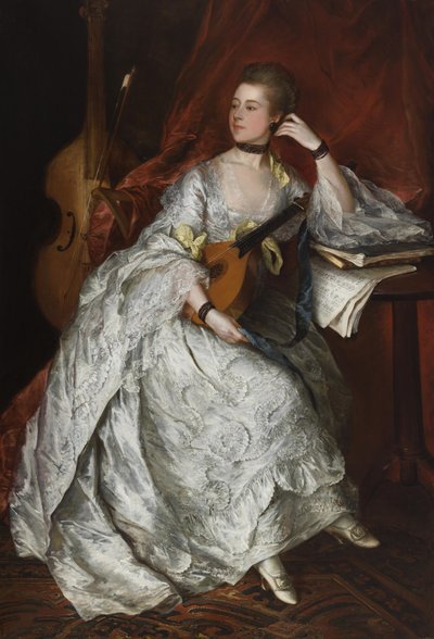 Portret van Ann Ford (later Mrs.Philip Thicknesse) door Thomas Gainsborough