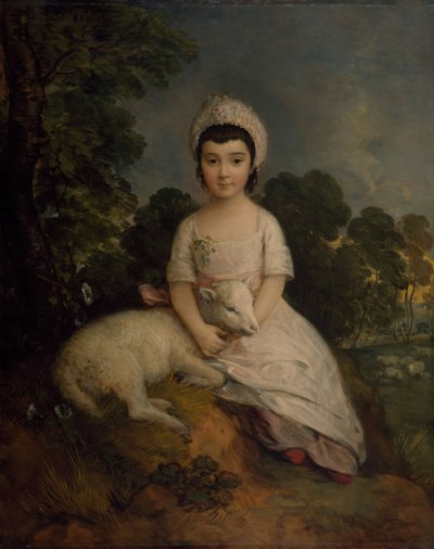Portret van Isabelle Bell Franks door Thomas Gainsborough