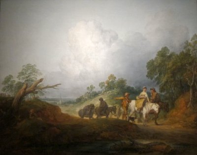 Terugkeren van de markt door Thomas Gainsborough