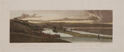 Een Selectie van Twintig van de Meest Pittoreske Uitzichten in Parijs: De Waterwerken bij Marli..., 1803 door Thomas Girtin