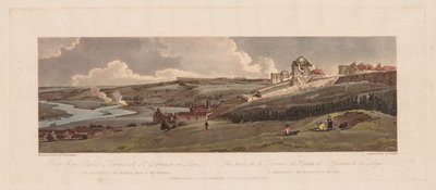 Een Selectie van Twintig van de Meest Schilderachtige Uitzichten in Parijs: Uitzicht vanaf Paleisterras, bij St. Germain en Laye, het Aquaduct van Marli in de Verte door Thomas Girtin