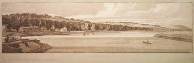 Een Selectie van Twintig van de Meest Schilderachtige Uitzichten in Parijs: Uitzicht op St. Cloud en Mount Calvary genomen vanaf Pont de Sève door Thomas Girtin