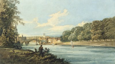 De nieuwe wandeling, York door Thomas Girtin
