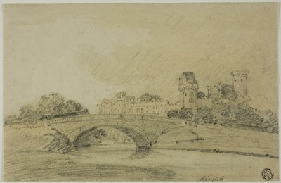 Kasteel van Warwick door Thomas Girtin