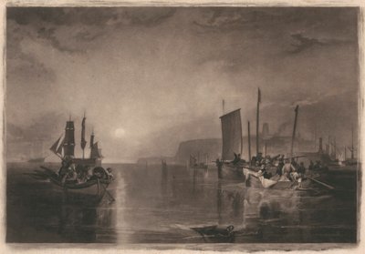 Zonsopgang, Witvis Vissen bij Margate door Thomas Goff Lupton