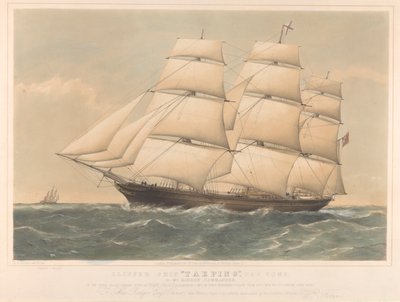 Clipper Schip Taeping, 767 Ton door Thomas Goldsworth Dutton