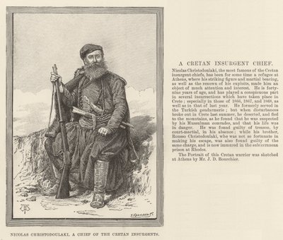 Nicolas Christodoulaki, een Leider van de Kretenzische Opstandelingen door Thomas Harrington Wilson