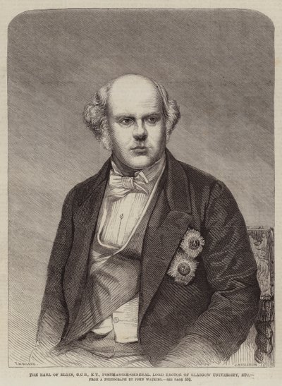 De graaf van Elgin, GCB, KT, postmeester-generaal, rector van de Universiteit van Glasgow, enz. door Thomas Harrington Wilson