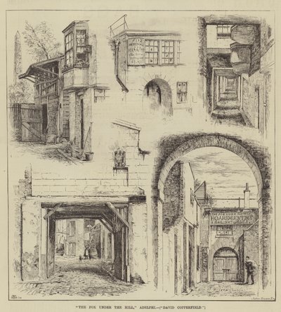 De vos onder de heuvel, Adelphi, David Copperfield door Thomas Harrington Wilson