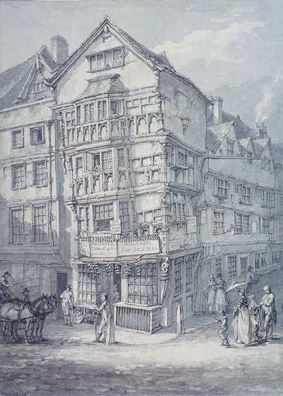 Chancery Lane, Londen door Thomas Hearne