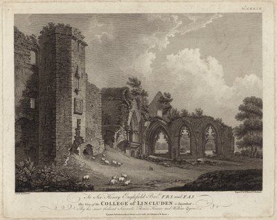 College van Lincluden door Thomas Hearne