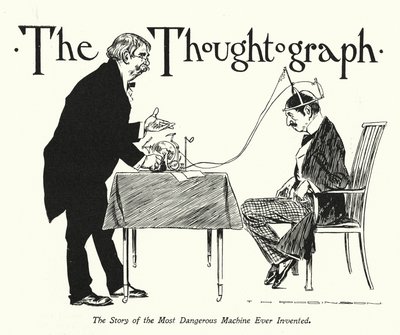 De Thoughtograph (litho) door Thomas Heath Robinson