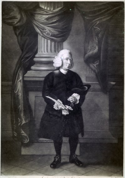 Daniel Race, gegraveerd door James Watson, 1773 door Thomas Hickey