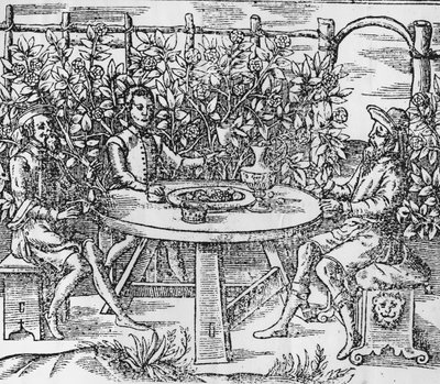 Ontspannen in een prieel, 1577 door Thomas Hill