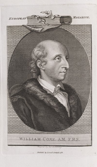 Portret van William Coxe 1748-1828, 1786. door Thomas Holloway