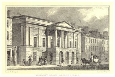 Assembly Rooms, George Street door Thomas Hosmer (after) Shepherd