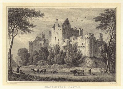 Craigmillar Castle door Thomas Hosmer (after) Shepherd