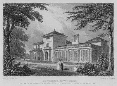 Sandridge, Devonshire door Thomas Hosmer (after) Shepherd