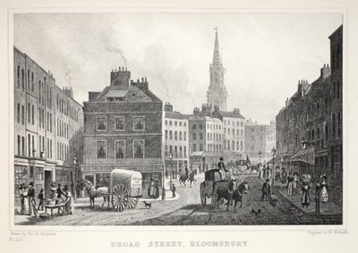 Broad Street, Bloomsbury, uit 