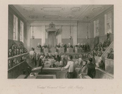Centraal Strafhof, Old Bailey door Thomas Hosmer Shepherd