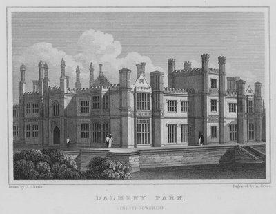 Dalmeny Park, Linlithgowshire door Thomas Hosmer Shepherd