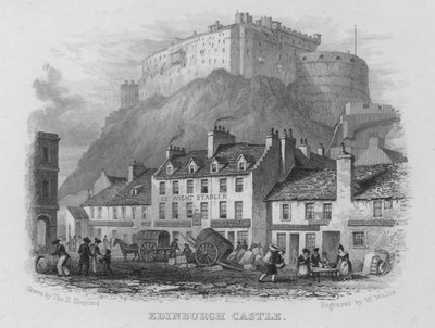 Edinburgh Castle door Thomas Hosmer Shepherd