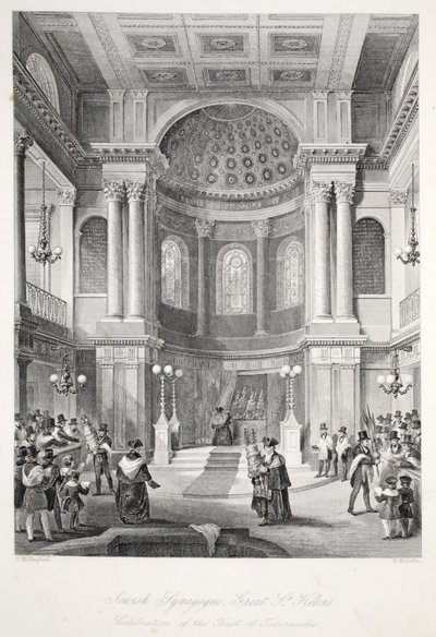 Joodse Synagoge, Great St Helens, uit 