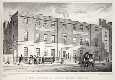 Lock Hospital, Hyde Park Corner, uit 