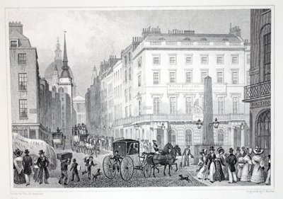 Ludgate Hill, vanaf Fleet Street, uit 