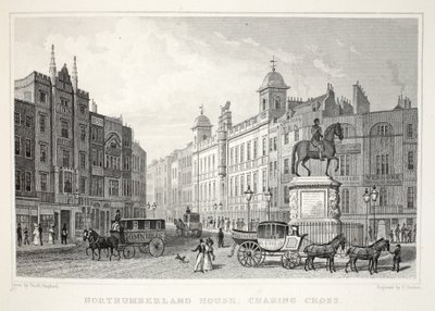 Northumberland House, Strand, uit 