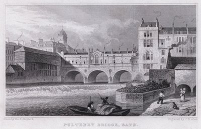 Pulteney Bridge, Bath door Thomas Hosmer Shepherd