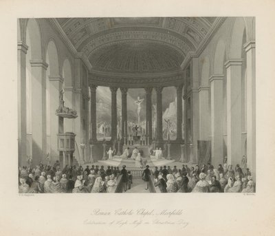 Rooms-Katholieke Kerk in Moorfields door Thomas Hosmer Shepherd
