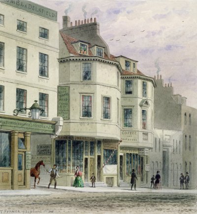 The Boars Head Inn, King Street, Westminster, 1858 door Thomas Hosmer Shepherd