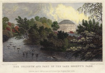 Het Colosseum en een deel van het meer, Regent