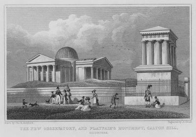 Het nieuwe observatorium en Playfair