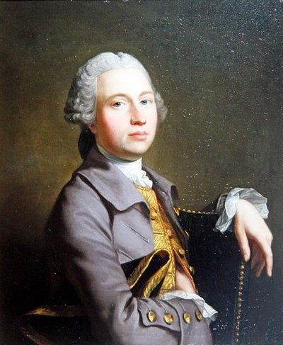 Portret van een heer door Thomas Hudson